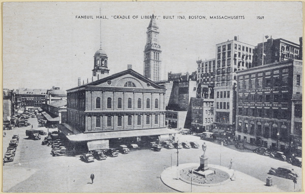 Faneuil Hall postcard
