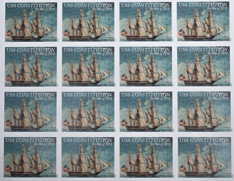 USS Constitution stamp