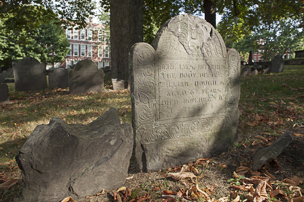 Copps Hill tombstone